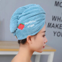 Microfiber Shower Cap Towel For Women