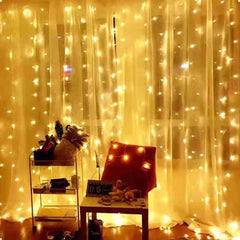 Christmas Curtain Lights