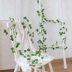 Christmas Garland Chair Decor