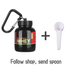 Mini Protein Powder Bottle