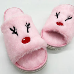 Women Christmas Slippers Plush