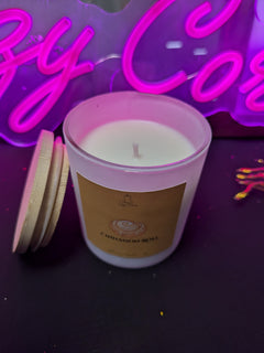 Cinnamon Roll Hand Poured Soy Wax Candle by Cozy Corner