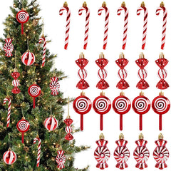 Christmas Candy Cane Tree Decor