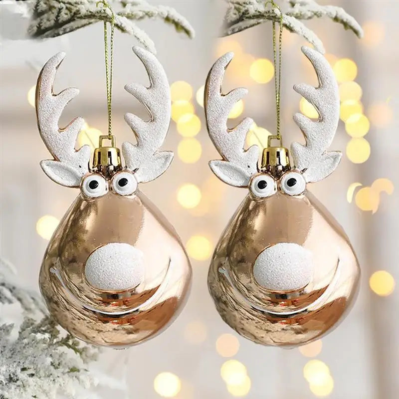 Christmas Wooden Elk Tree Decor