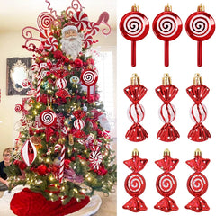 Christmas Candy Cane Tree Decor