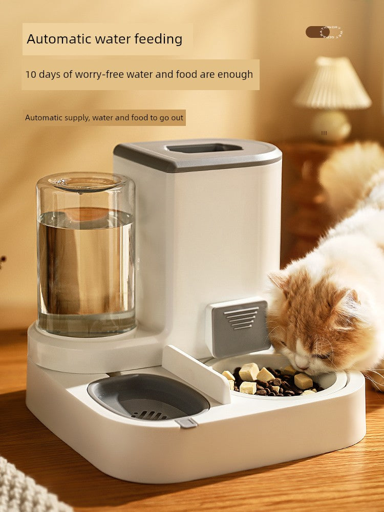 Automatic Pet Feeder Integrated Protection Cervical Spine Cat Bowl