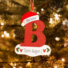 Christmas Tree Letter Decoration