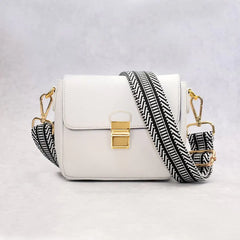 Tiny Leather Handbag -White (Option 2)