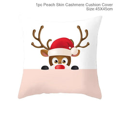 Cartoon Christmas Pillow Cover