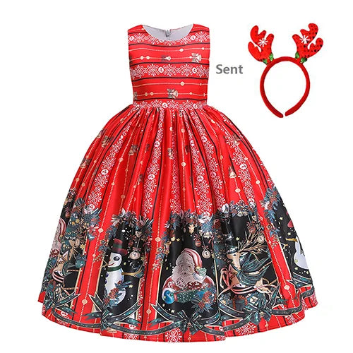 Children's Christmas-Style Dress