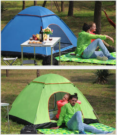 Pop Up Tent 2-3 Person Camping Tent Waterproof Hiking Canopy Shelter For Outdoor