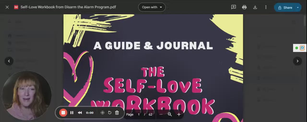 The Self-Love Workbook Digital Download Product